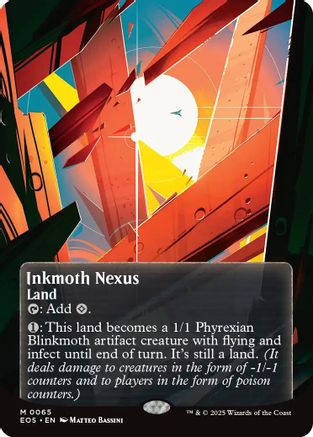 Inkmoth Nexus (0065) (Borderless) (EOS-065) - Edge of Eternities: Stellar Sights | Grognard Games