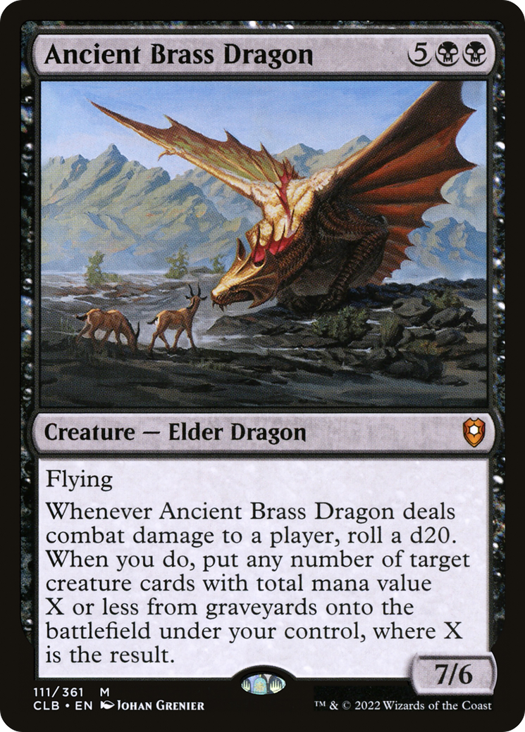 Ancient Brass Dragon [Commander Legends: Battle for Baldur's Gate] | Grognard Games