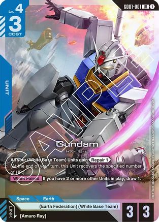 Gundam (GD01-001) - Newtype Rising (GD01-001) Holofoil | Grognard Games