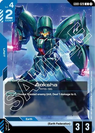 Anksha - Newtype Rising (GD01-020) | Grognard Games