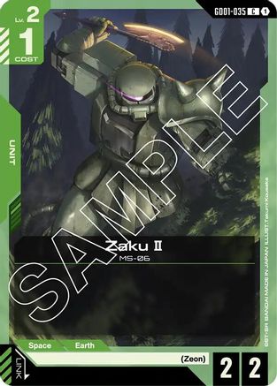 Zaku II - Newtype Rising (GD01-035)