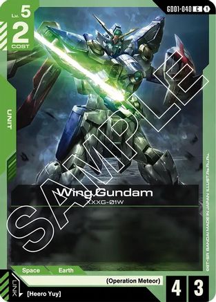 Wing Gundam (GD01-040) - Newtype Rising (GD01-040) | Grognard Games