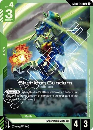 Shenlong Gundam (GD01-041) - Newtype Rising (GD01-041) | Grognard Games