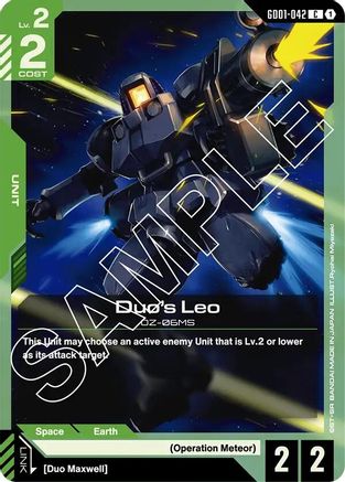 Duo's Leo - Newtype Rising (GD01-042) | Grognard Games