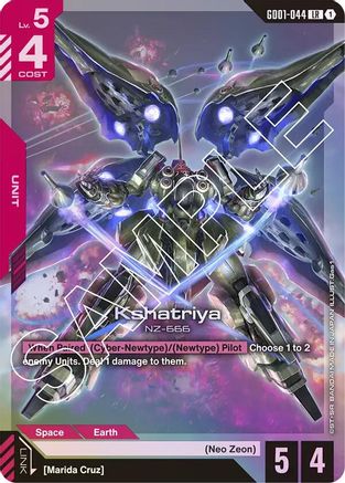 Kshatriya (GD01-044) - Newtype Rising (GD01-044) Holofoil