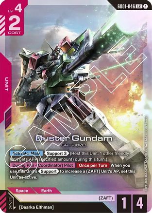 Buster Gundam - Newtype Rising (GD01-046) Holofoil