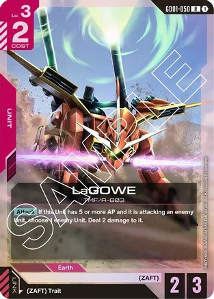 LaGOWE - Newtype Rising (GD01-050) Holofoil | Grognard Games