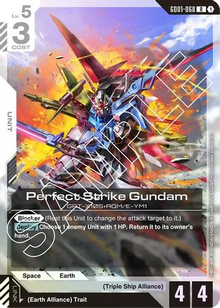 Perfect Strike Gundam - Newtype Rising (GD01-068) Holofoil | Grognard Games