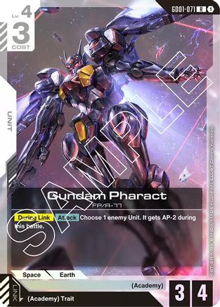 Gundam Pharact - Newtype Rising (GD01-071) Holofoil | Grognard Games