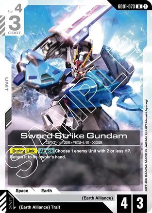 Sword Strike Gundam - Newtype Rising (GD01-073) | Grognard Games