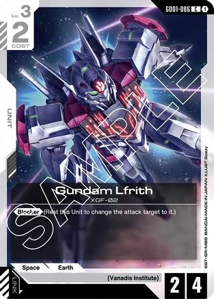 Gundam Lfrith - Newtype Rising (GD01-086) | Grognard Games