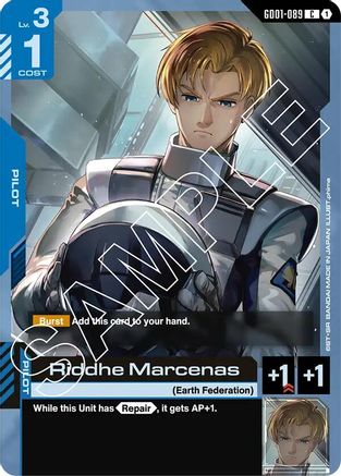 Riddhe Marcenas - Newtype Rising (GD01-089) | Grognard Games