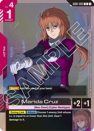 Marida Cruz - Newtype Rising (GD01-093) Holofoil | Grognard Games