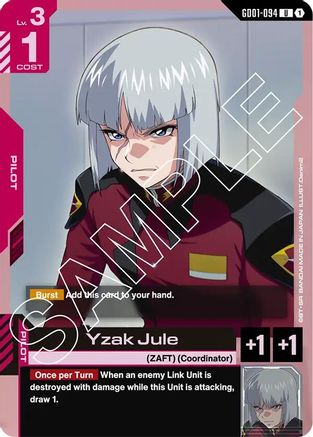 Yzak Jule - Newtype Rising (GD01-094)