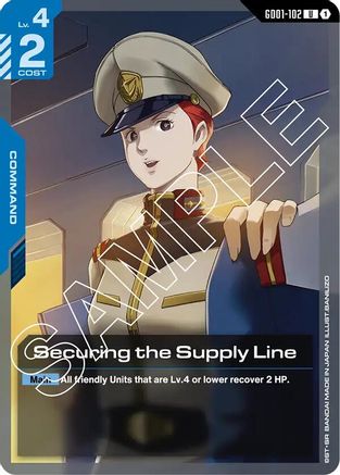 Securing the Supply Line - Newtype Rising (GD01-102) | Grognard Games