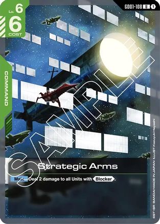 Strategic Arms - Newtype Rising (GD01-108) | Grognard Games