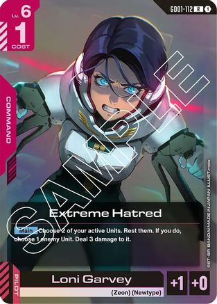 Extreme Hatred - Newtype Rising (GD01-112) Holofoil | Grognard Games