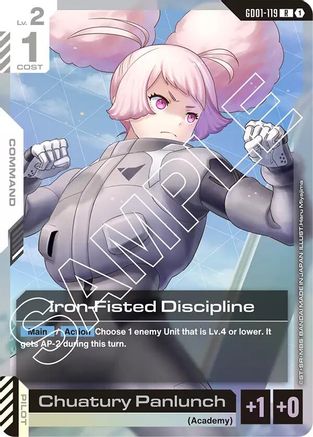 Iron-Fisted Discipline - Newtype Rising (GD01-119) Holofoil | Grognard Games