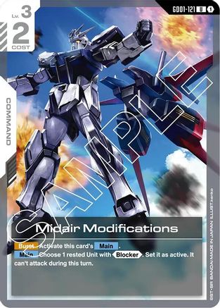 Midair Modifications - Newtype Rising (GD01-121) | Grognard Games