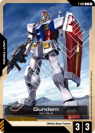 Gundam (T-001) Token - Newtype Rising (T-001) | Grognard Games