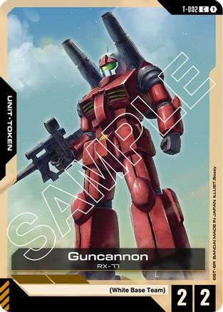 Guncannon (T-002) Token - Newtype Rising (T-002) | Grognard Games