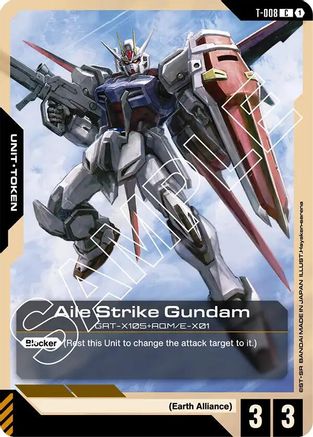 Aile Strike Gundam (T-008) Token - Newtype Rising (T-008)