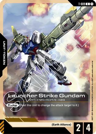 Launcher Strike Gundam (T-009) Token - Newtype Rising (T-009)