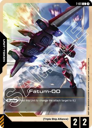 Fatum-00 (T-011) Token - Newtype Rising (T-011) | Grognard Games