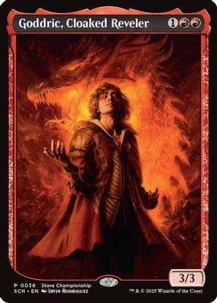 Goddric, Cloaked Reveler (GAME-038) - Game Day & Store Championship Promos Foil | Grognard Games