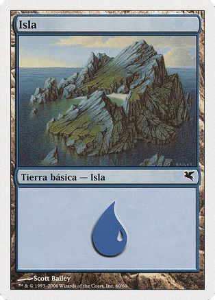 Island (Spanish) - "Isla" (H60) (PSAL-H60) - Magic Encyclopedia 2005 (Salvat/Hachette) | Grognard Games