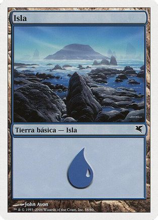 Island (Spanish) - "Isla" (E58) (PSAL-E58) - Magic Encyclopedia 2005 (Salvat/Hachette) | Grognard Games