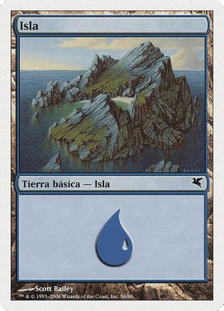Island (Spanish) - "Isla" (H56) (PSAL-H56) - Magic Encyclopedia 2005 (Salvat/Hachette) | Grognard Games