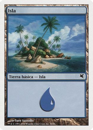 Island (Spanish) - "Isla" (E56) (PSAL-E56) - Magic Encyclopedia 2005 (Salvat/Hachette) | Grognard Games