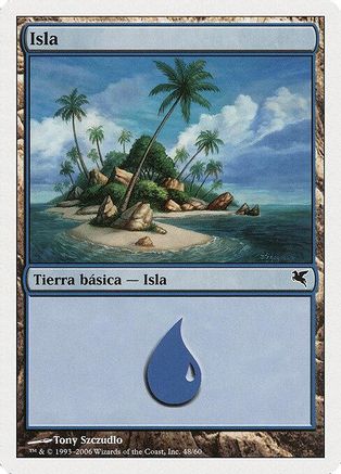 Island (Spanish) - "Isla" (G48) (PSAL-G48) - Magic Encyclopedia 2005 (Salvat/Hachette) | Grognard Games