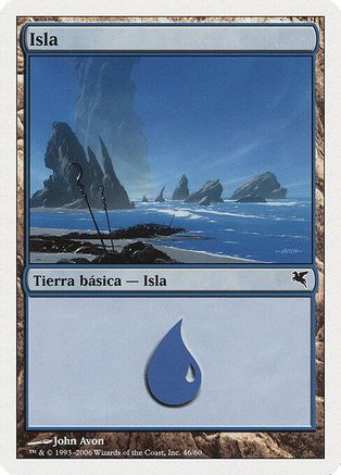Island (Spanish) - "Isla" (E46) (PSAL-E46) - Magic Encyclopedia 2005 (Salvat/Hachette) | Grognard Games