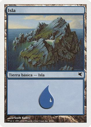 Island (Spanish) - "Isla" (H45) (PSAL-H45) - Magic Encyclopedia 2005 (Salvat/Hachette) | Grognard Games