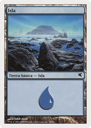 Island (Spanish) - "Isla" (E45) (PSAL-E45) - Magic Encyclopedia 2005 (Salvat/Hachette) | Grognard Games