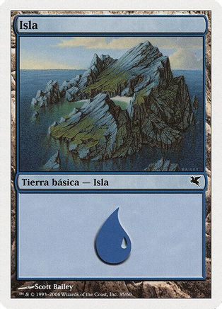 Island (Spanish) - "Isla" (G35) (PSAL-G35) - Magic Encyclopedia 2005 (Salvat/Hachette) | Grognard Games