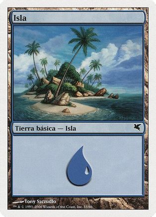 Island (Spanish) - "Isla" (E33) (PSAL-E33) - Magic Encyclopedia 2005 (Salvat/Hachette) | Grognard Games