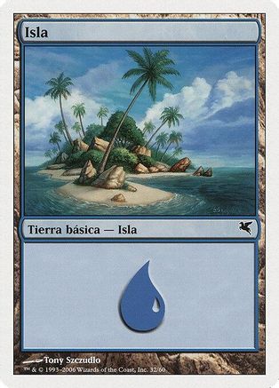 Island (Spanish) - "Isla" (H32) (PSAL-H32) - Magic Encyclopedia 2005 (Salvat/Hachette) | Grognard Games
