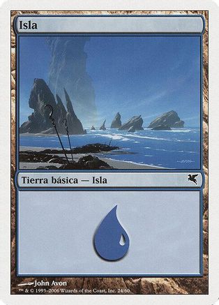 Island (Spanish) - "Isla" (H24) (PSAL-H24) - Magic Encyclopedia 2005 (Salvat/Hachette) | Grognard Games