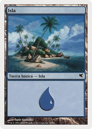 Island (Spanish) - "Isla" (G24) (PSAL-G24) - Magic Encyclopedia 2005 (Salvat/Hachette) | Grognard Games