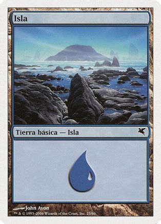Island (Spanish) - "Isla" (H23) (PSAL-H23) - Magic Encyclopedia 2005 (Salvat/Hachette) | Grognard Games