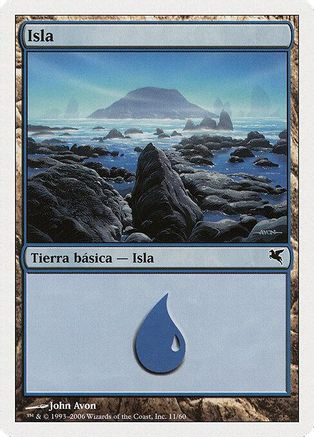 Island (Spanish) - "Isla" (G11) (PSAL-G11) - Magic Encyclopedia 2005 (Salvat/Hachette) | Grognard Games