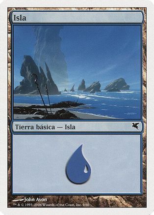 Island (Spanish) - "Isla" (E9) (PSAL-0E9) - Magic Encyclopedia 2005 (Salvat/Hachette) | Grognard Games