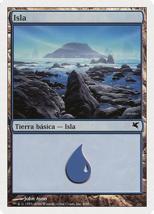 Island (Spanish) - "Isla" (E8) (PSAL-0E8) - Magic Encyclopedia 2005 (Salvat/Hachette) | Grognard Games