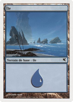 Island (French) - "Ile" (H47) (PSAL-H47) - Magic Encyclopedia 2005 (Salvat/Hachette) | Grognard Games