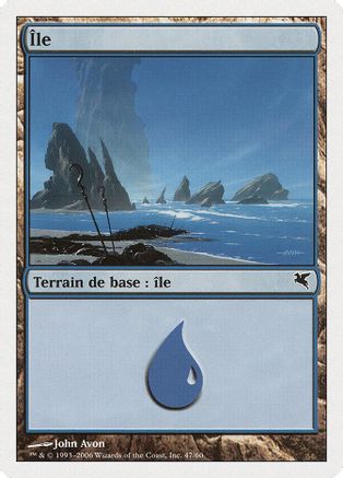 Island (French) - "Ile" (G47) (PSAL-G47) - Magic Encyclopedia 2005 (Salvat/Hachette) | Grognard Games