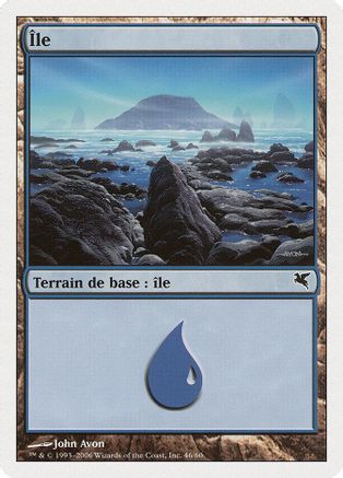 Island (French) - "Ile" (H46) (PSAL-H46) - Magic Encyclopedia 2005 (Salvat/Hachette) | Grognard Games