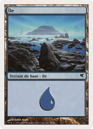 Island (French) - "Ile" (E45) (PSAL-E45) - Magic Encyclopedia 2005 (Salvat/Hachette) | Grognard Games